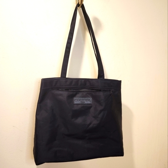 Monteil París large black Nylon tote - Picture 1 of 10